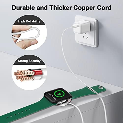 2026 Upgraded for Apple Watch Charger Magnetic Fast Charging Cable - 3