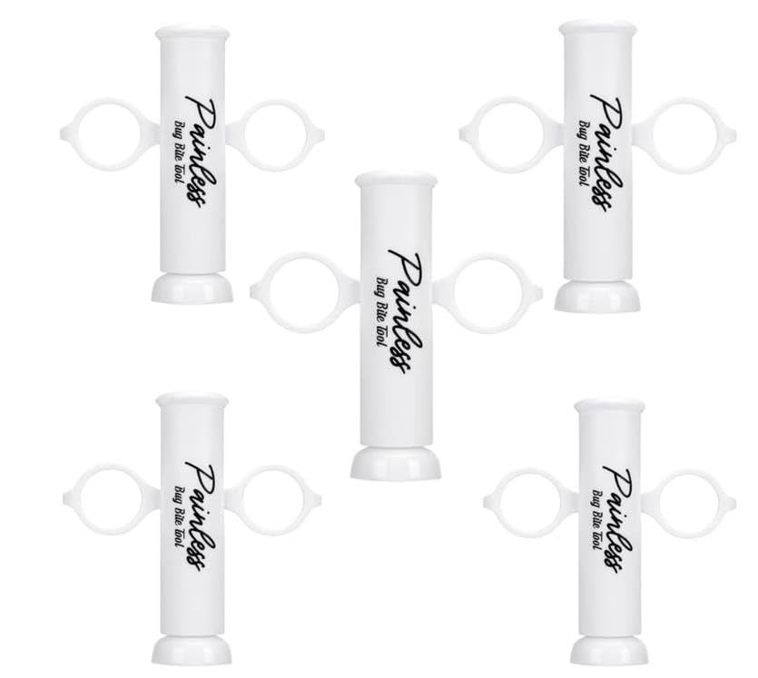 Bug Bite Suction Tool, Extractor for Outdoor Relief, Insect Sting and Bite Relief, First Aid for Camping, Hiking, Reduce Itch & Swell, for Chemical-Free Treatment of Insect Bites(5 Pack)
