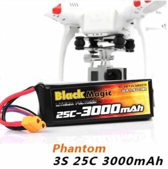 BlackMagic 3000mAh 11.1V Battery For DJI PHANTOM CX-20 Quanum Nova