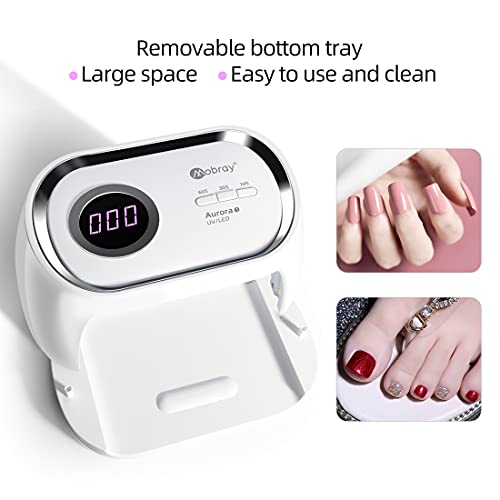 Mobray Uv Led Nail Lamp, 48W Nail Dryer Curing Light With 3 Timer Setting Automatic Sensor For Gel Nail Polish And Poly Nail Gel #TOP5