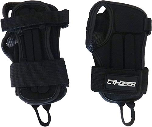CTHOPER Impact Wrist Guard - Fitted Wrist Brace Support for Snowboarding Skating, Skateboarding (Black, M) - Image 4