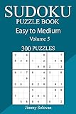 300 Easy to Medium Sudoku Puzzle Book