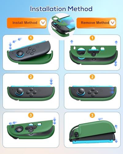 Image of WAXITY Dockable Protective Case for Nintendo Switch 2-Green