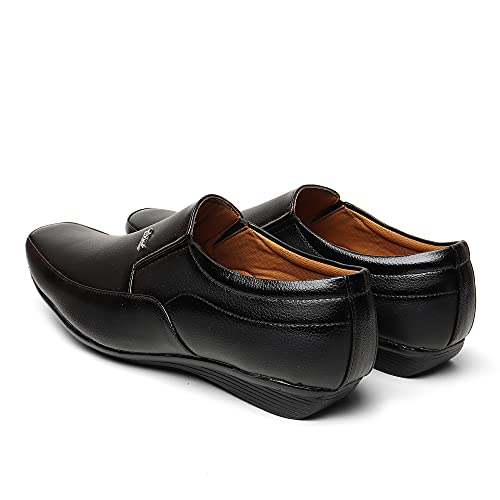Image of Zixer Synthetic Leather Mens Formal Shoes || Office Formal Shoes Men Stylish|| Formal Shoes for Men Leather Look Slip On