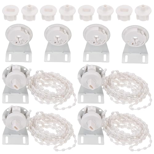 Conector de plástico blanco resistente para cortinas enrollables, soporte duradero de estor 2