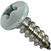 Hard-to-Find Fastener 014973208028 White Phillips Pan Sheet Metal Screws, 8 x 1/2, Piece-100