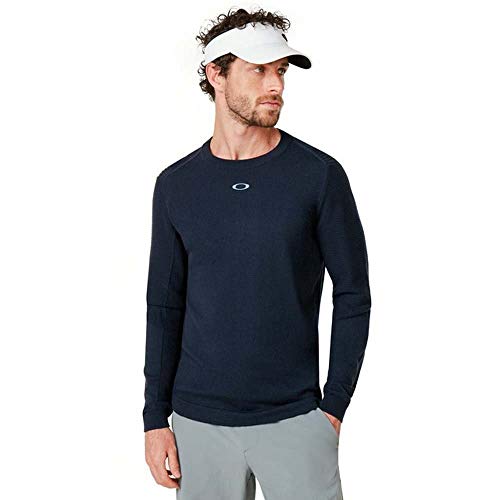Oakley Men's Light Knit Crew Neck, Foggy Blue, M #TOP1