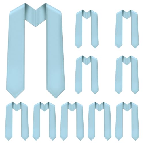 Image of Plain Graduation Stole Sash 60 Inch Unisex Adults Solid