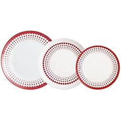 Arcopal Adonie Vajilla Opal 18 Piezas - 6 Personas Multicolor