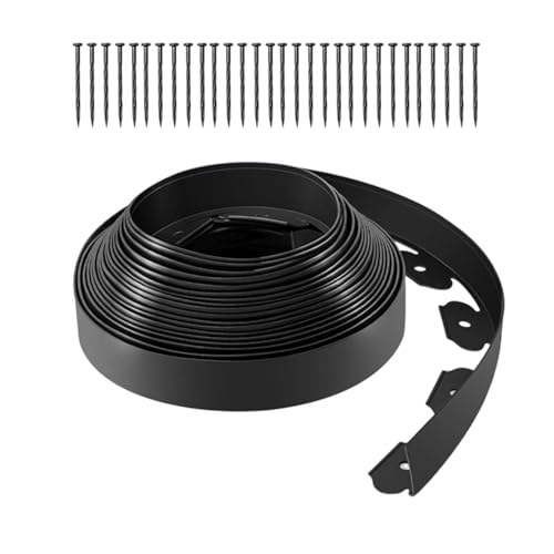 Landscape Edging, Bendable Garden Edging Border for Landscaping, Reinforced Core