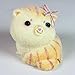 Handmade Taba Squishy Cat Baby Toy - Realistic Silicone Fidget Toy, Ultra-Soft Mochi Sensory Stress Relief, Cute Animal Anxiety Companion (Orange)