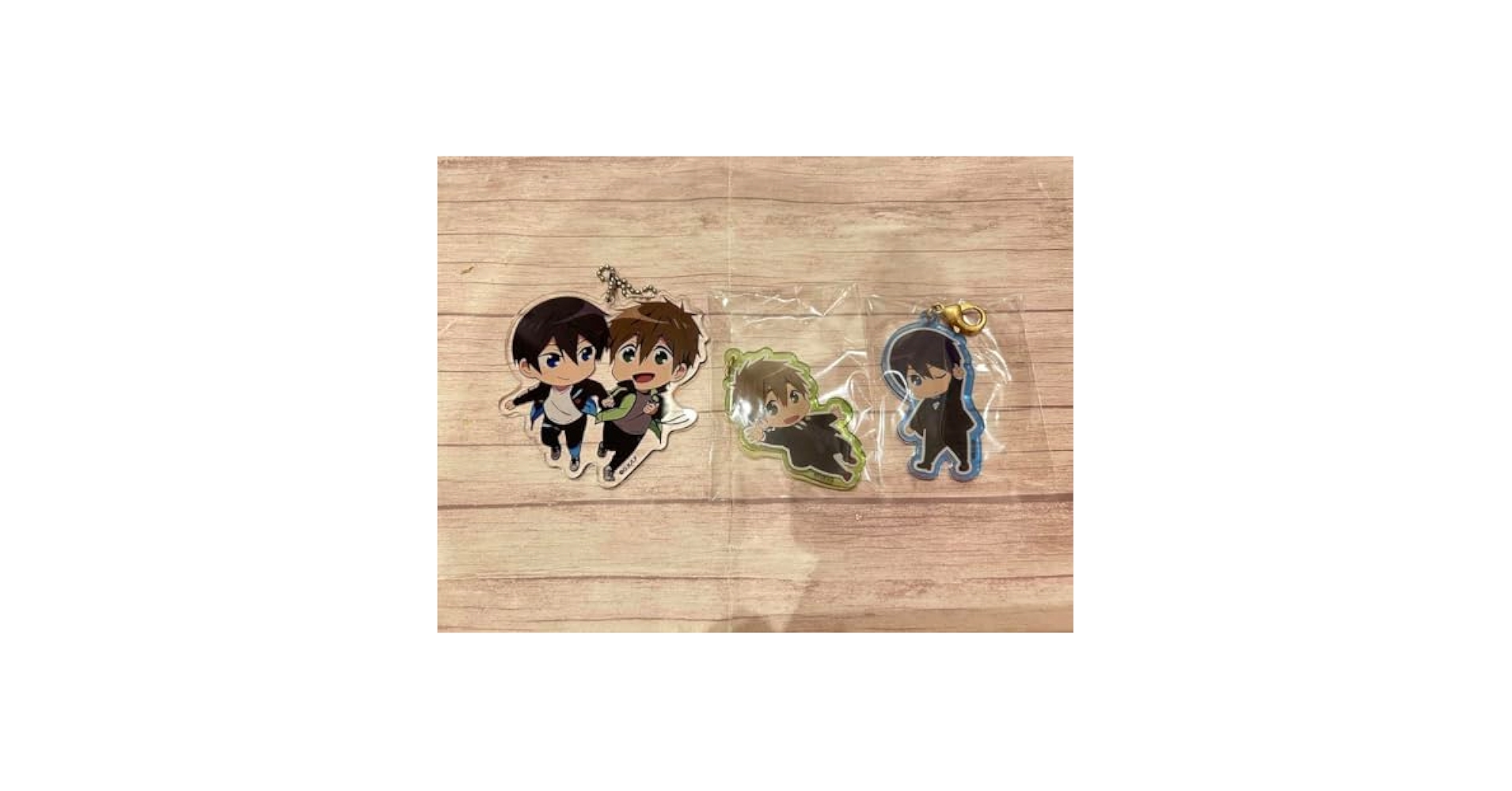 Free! DF 七瀬遙 橘真琴 ラメキーホルダー Amazon.co.jp: Free!DF FS アクリルチャーム キーホルダー七瀬遙