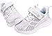 Vunavueya Ragazzi Sneaker Basse Ragazze Scarpe da Ginnastica Running Sportive Tennis Scarpe da Corsa per Unisex – Bambini Bianco Grigio 29