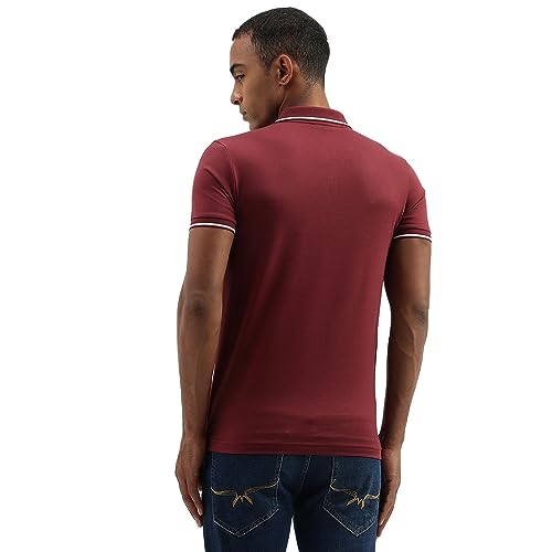Image of United Colors of Benetton Men's Solid Regular Fit Polo Shirt