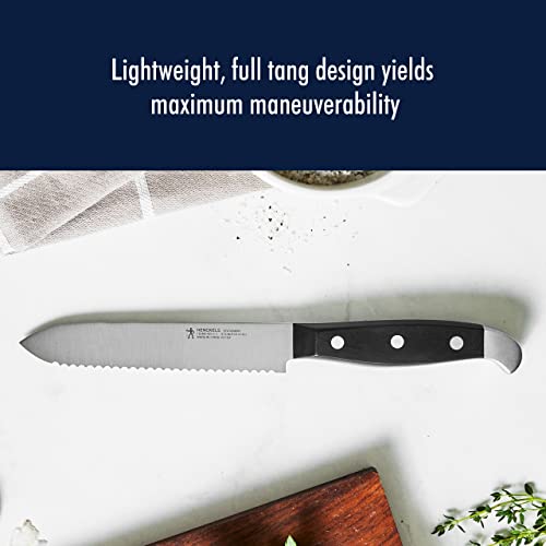 Image of HENCKELS Statement 7-Pc Self-Sharpening Knife Block Set - German Stainless Steel, Built-in Sharpener, Lightweight Handles