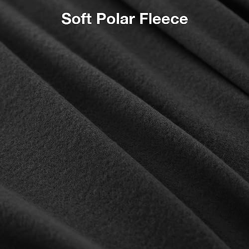 Softan SOBS-BLACK-Q Fleece Queen Sheets Set 4-Piece Micro Polar Fleece Bed Sets thumb #3