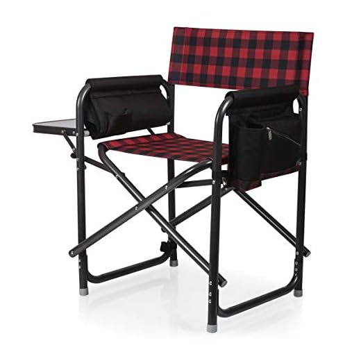 Outdoor Directors Chair with Side Table