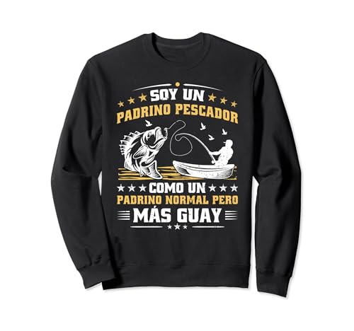 Padrino Pescador Divertido Padrino Pesca Regalo Cumpleaños Sudadera