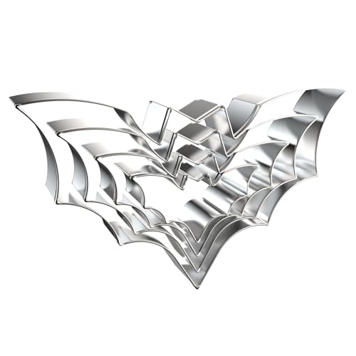 Bat Cookie Cutter Set - 5 Inch, 4 Inch, 3 Inch, 2 Inch - 4 Piece Halloween Cookie Cutters Shapes Molds - Stainless Steel