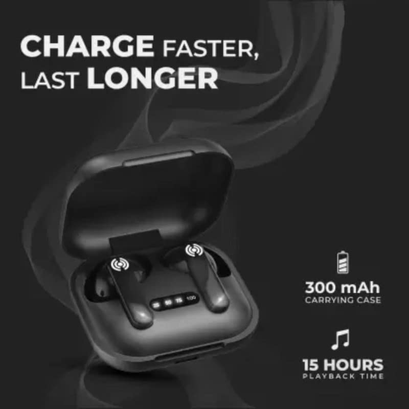 Image of Raptas1 ๐ฌ๐ฒ๐ฎ๐ฟ ๐๐
๐ฐ๐น๐๐๐ถ๐๐ฒ ๐ช๐ฎ๐ฟ๐ฟ๐ฎ๐ป๐๐ Wireless Bluetooth Earbuds with Charging Case | in-Ear Headphones with Touch Controls, Built-in Microphone for Music, Calls, Workouts & Travel