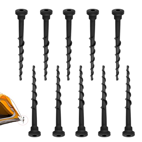 JUGUTA Rasenmäher Ladestation Schraube Kompatibel - Husqvarna Automower 105 305 308, 10 Stück Erdnägel Für Mähroboter, Erdnägel Kunststoff, Länge 13,7 Cm/Gartengeräte, Für Garten Rasenmäher