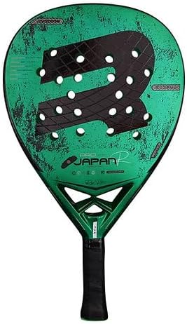 Royal Padel Japan Pro Green Padel Racket – Diamond Shape, High Balance, Soft Core Feel, 3D Rough Surface for Spin & Power – Advanced & Competitive Intermediate Players