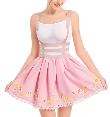 Amazon.com: Landofgenie Women's Suspender Skirt Overalls Dress