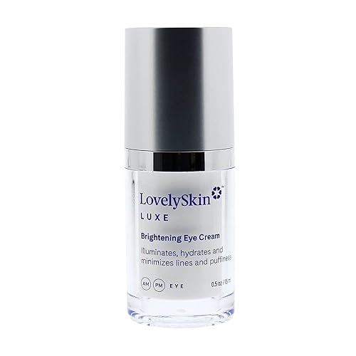 LovelySkin LUXE Crema Iluminadora para Ojos – Ayuda a reducir las ojeras y la hinchazón debajo de los ojos – Ilumina y suaviza instantáneamente la