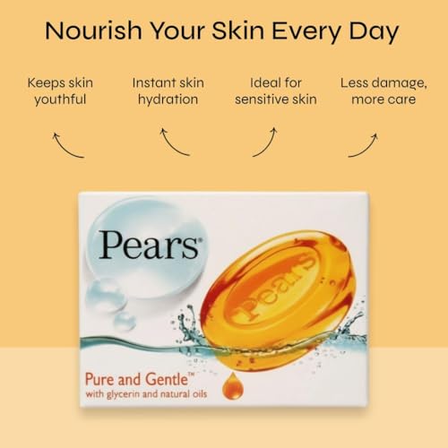 Image of Pears Pure and Gentle Bathing Bar, 75g