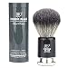 VIKINGS BLADE Luxury Shaving Brush, Heavy Duty Steel Base + Polished Obsidian Acrylic (Dark Raven)
