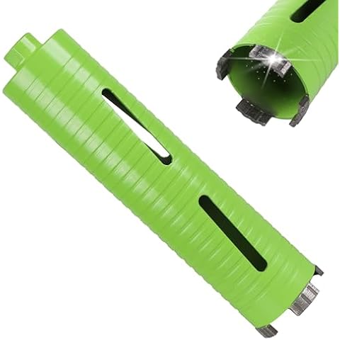 BETTERI 2-1/2" Concrete Core Drill Bit, 5/8"-11 Threaded Dry Core Drill Bit, 10" Drilling Depth Laser Welded Diamond Core Drill Bit for Concrete Brick Masonry Cover