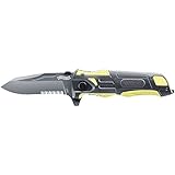 Walther Pro Einhandmesser Rescue Knife Pro Yellow aus Sandvik-Spezialstahl 12C27