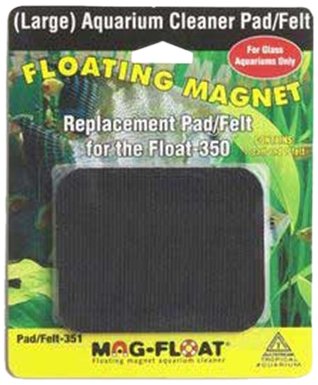 Gulfstream Tropical AGU00351 350-Gallon Mag-Replacement Pad Felt Aquarium Cleaner, Large