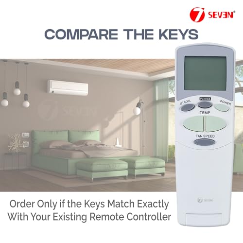 Image of 7SEVEN Compatible with LG AC Remotte Control AKB75415316 Model Suitable for 1 1.5 2 Ton Spilt and Window Air Conditioner - Match Keys Exactly with Existing Remote Controller