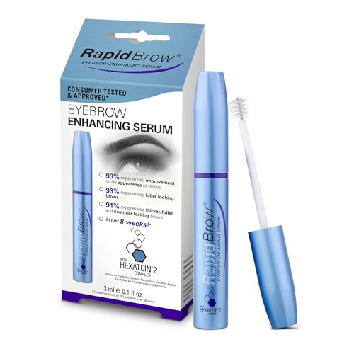 RapidBrow Eyebrow Enhancing Serum Hexatein 2 Complex 3 ml (Pack of 1)