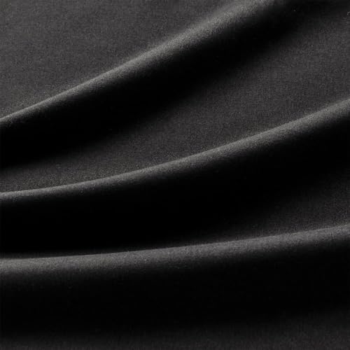 Image of Body Pillow Pillowcase with Zipper 1 piece,Black,20 inchx54 inch | Body Pillow Cover with Zipper,Long Pillow Case,Cozy Microfiber Body Pillow Case Cover