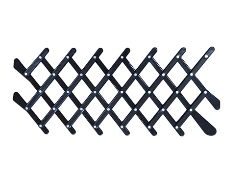 Frischluftgitter für Auto Fensterscheibe Hundeschutzgitter Trenngitter für Seitenscheibe Schwarz