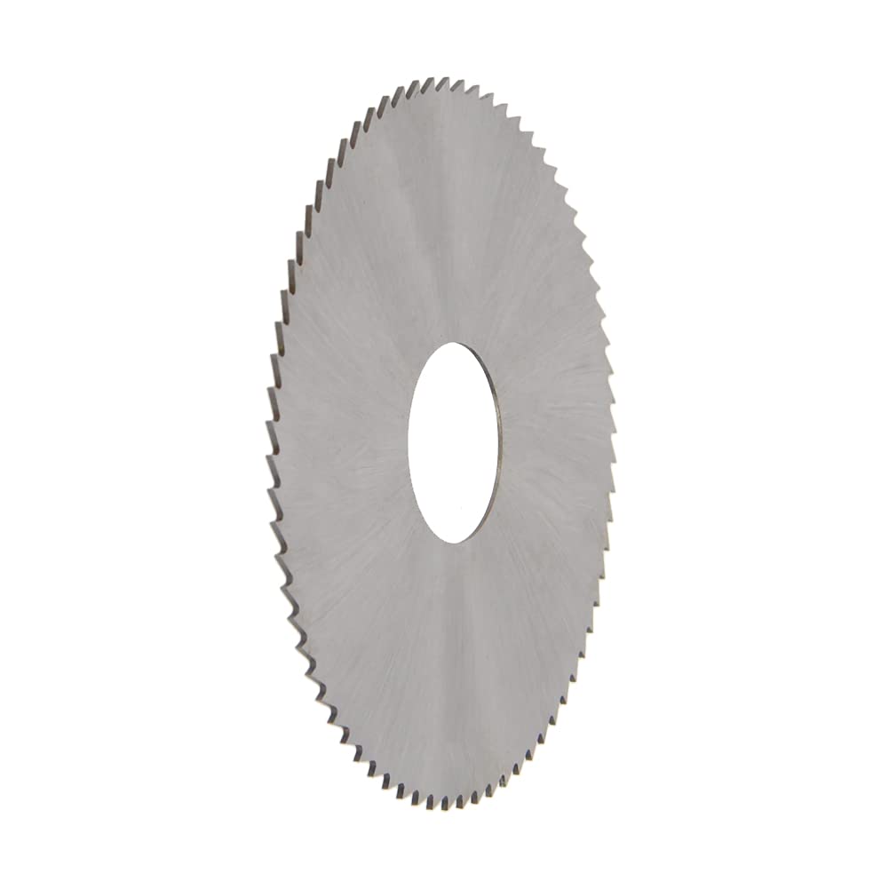 Auniwaig HSS Circular Metal Cutting Saw Blade Discs, 72T Round Slitting Saw Cutter, 80mm x 22mm x 6mm, for Rotary Tool Cutting Wheel