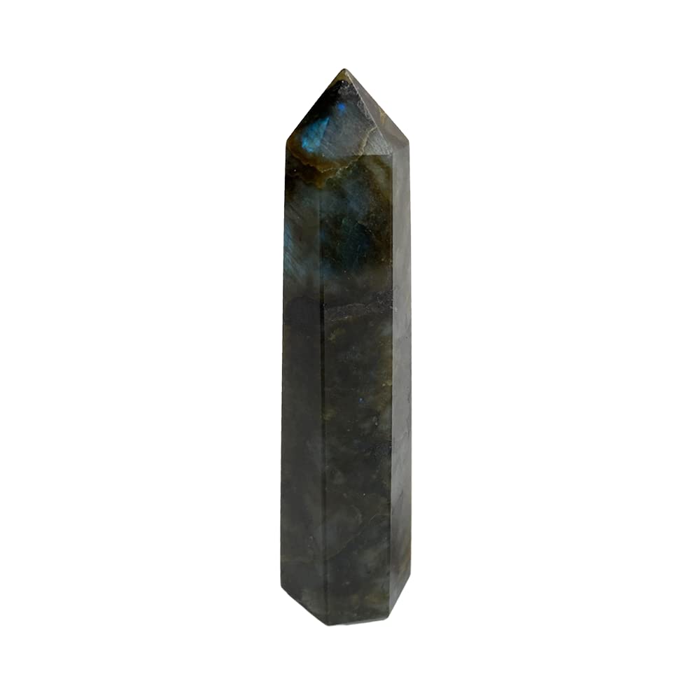 VIE Obelisk Tower, 10x2x2cm, Labradorite