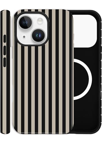 Coque magnétique pour iPhone 14 avec protection hybride MagSafe chic