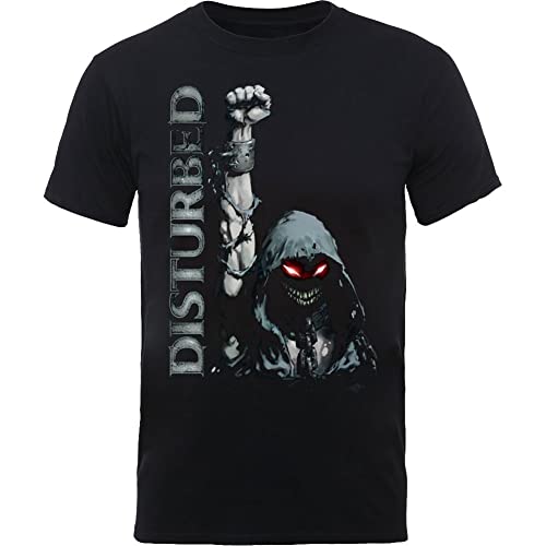 Rockoff Trade Men's Disturbed Up Yer Military T - Shirt, Black (Black Black), Small