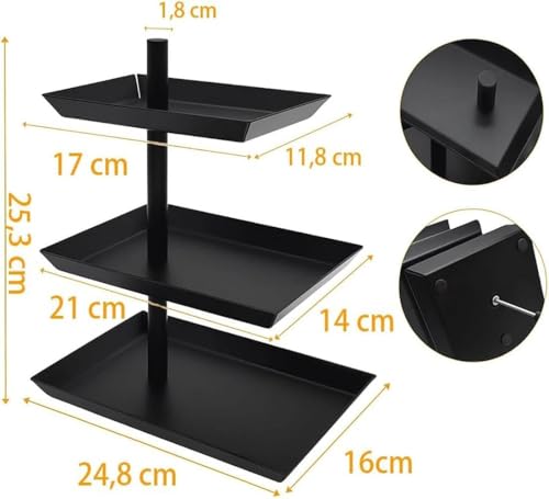 Support à cupcakes rotatif en acier carbone pour simplifier vos buffets