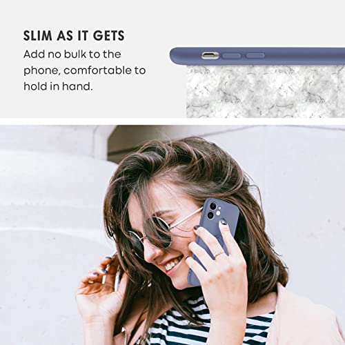 Souligo Iphone 11 Case, Phone Case Iphone 11, Slim Silicone Protective Kickstand Ring Holder Soft Rubber Hybrid Hard Bumper Shockproof Protection Non-Slip With Car Mount Girls Women Cover, Grey #TOP4