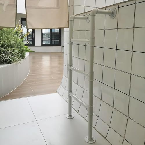 Échelle de lit superposé intérieure blanche sur mesure anti-goutte