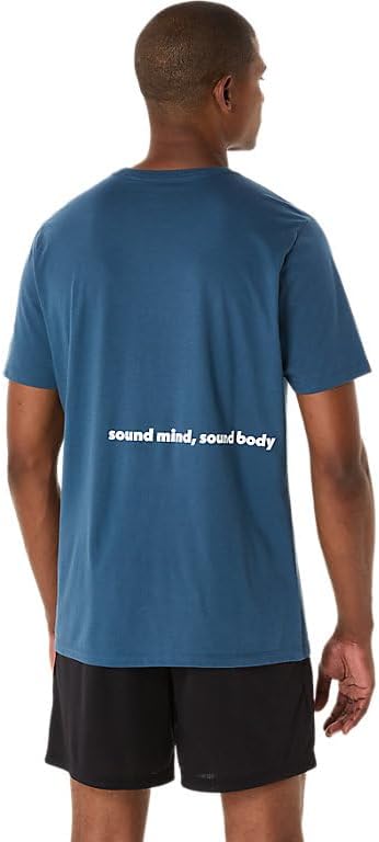 ASICS Unisex Run Outside Club Short Sleeve TEE Running Apparel