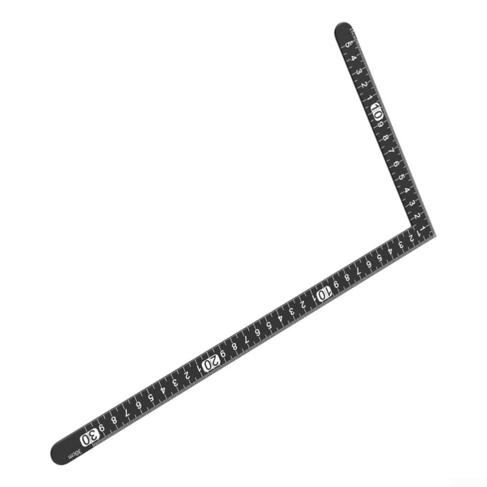 Carbon Steel Angle Ruler 30cm Double Sided Metric