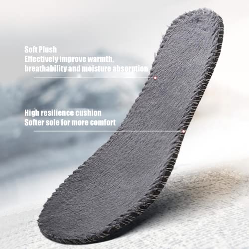 Mens Winter Boots Casual Lightweight Waterproof Snow Boots Anti-Slip Fur Lined Trekking Backpacking Hiking Boots4