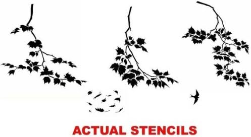 Miniatura 5 de Plantillas de pared Sycamore Branches 3 pc