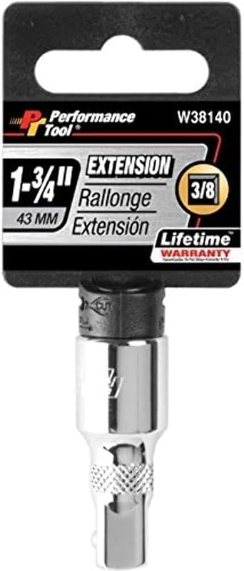 Extensão para Soquete Performance Tool W38140 com Encaixe de 3/8 pol. e 4,4 cm