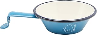 Nordisk Madame Bla Measure Cup 250 ml Azul-Blanco - Taza medidora esmaltada resistente, 250 ml, tamaño 250 ml, color S
